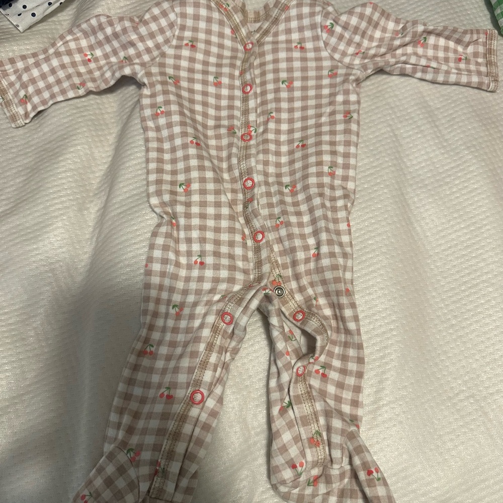 Plaid Kids One Piece Pajama